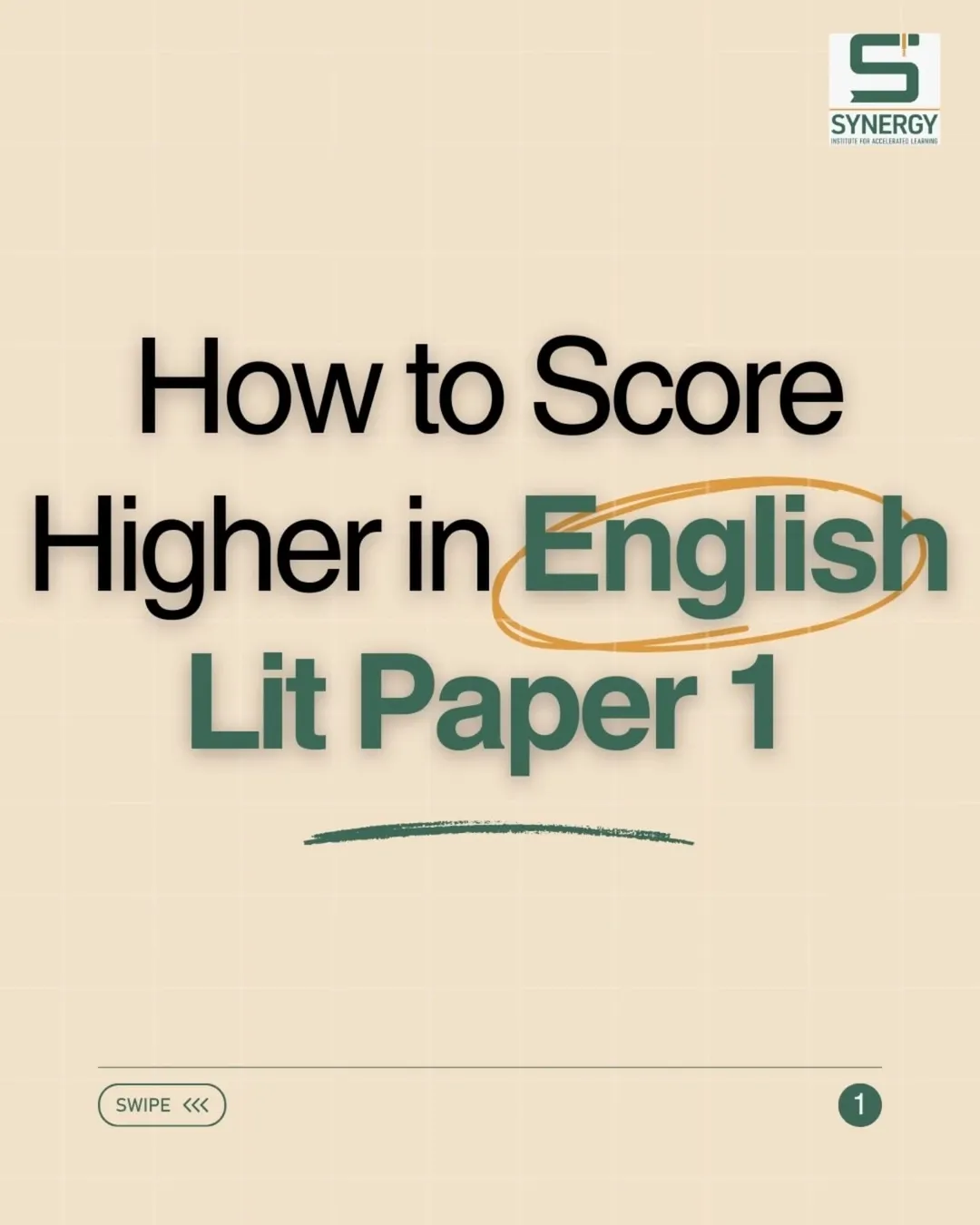 score higher in English literature paper 1